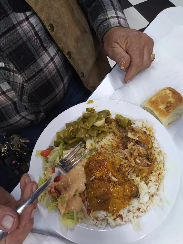 One of Weekly Special BBQ Chicken N Rice